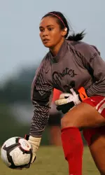 Goalie Christiane Cordero
