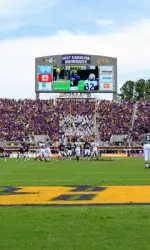 50,010 fans packed into Dowdy-Ficklen Stadium to watch ECU take on Tulsa on Sept. 5.