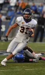 Freshman inside receiver Danny Webster set career highs with seven receptions for 67 yards.