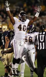 Senior Cliff Perryman booked a career-high seven tackles last Saturday during the win at Navy.