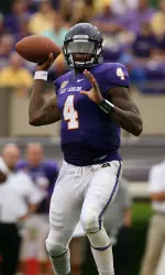 Senior Dominique Davis and the Pirates play their first true road game of the season Saturday in Houston.