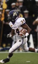 Sophomore running back Torrance Hunt paced the Pirates on the ground Saturday at UTEP.