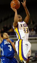 Junior Crystal Wilson knocked down a career-high three three-point field goals Thursday against Southern Miss