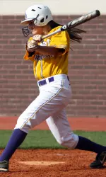 Freshman Abby Wynne tallied her first career hit for ECU in the top of the seventh inning.