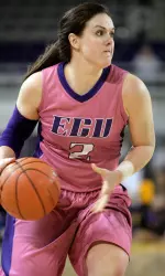 Senior Allison Spivey knocked down a season-high five three-point field goals against Tulsa Thursday.