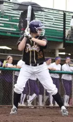 Junior Suzanne Riggs hit her second home run in as many games and finished with two RBI.