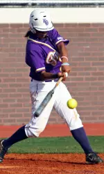 Freshman Mahrisch Medina collected her first career hit Friday against Towson.