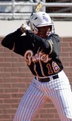Freshman Jasmine Robbins tied her career high with two hits in the second game Tuesday against Charleston Southern.