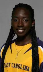 Freshman Aiesha Goggins helped the 4x200 relay squad set a school record in Raleigh.
