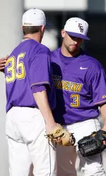 Kevin Brandt (35) and Zach Woods (3)