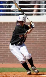 Freshman Rebecca Lee hit her first home run Friday against New Mexico State.