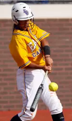 Freshman Chelsea Kaluhiokalani-Glackin drove in the game-winning run in the opener against Southern Miss.