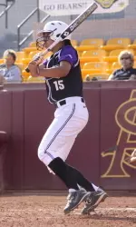 Freshman Chelsea Kaluhiokalani-Glackin drove in the game-winning run in the opener at UTEP.