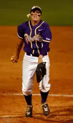 Senior Toni Paisley recorded her second win of the series Saturday afternoon and struck out seven.