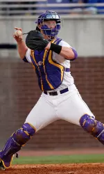 Junior Zach Wright collected three hits against ODU Tuesday night.