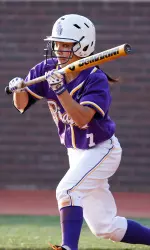 Freshman Kristi Oshiro collected two hits and drew a walk against Maryland Friday night.