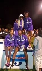 The East Carolina women's 4x400 relay squad is headed to the 2011 NCAA Outdoor Championships after finishing sixth at the NCAA East Regional Saturday