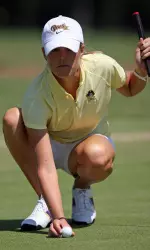 Senior Colleen Estes carded an opening round 3-over 75