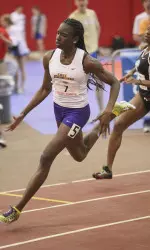 Freshman Aiesha Goggins placed 13th in the 400-meter dash at the United States Outdoor Championships