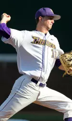Junior Mike Wright allowed two runs in eight innings