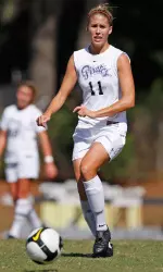 Senior Jessica Abshire has started 60-straight matches for the Pirates