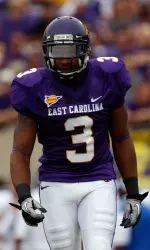 Senior Bradley Jacobs and the Pirates play six games at Dowdy-Ficklen Stadium in 2011.