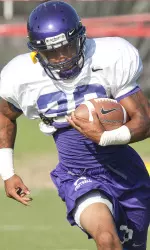 East Carolina remained in shells for it's practice Tuesday morning and will conduct its first two-a-day Wednesday.