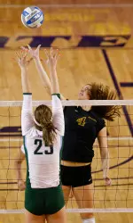 Redshirt junior Kelly Derby leads East Carolina with a .301 hitting percentage this season.