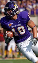 Junior outside receiver Andrew Bodenheimer and the Pirates will play in front of a sellout crowd Saturday against UAB.