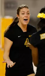 Redshirt Junior Kelly Derby was named to the Jefferson Cup All-Tournament Team after comitting just one attack error in three matches.