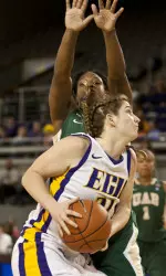 Sophomore Katie Paschal netted a career-best 10 points against UTEP Wedesnday night.