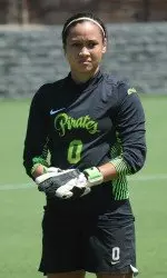 Junior goalkeeper Christiane Cordero