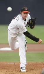 Mike Wright posted a 10-5 record in 20 games with the Frederick Keys and Bowie Baysox in 2012.