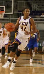 Redshirt senior center Britny Edwards