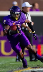 Sophomore Justin Hardy caught a school-record 16 passes for 171 yards.