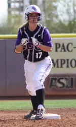 Sophomore Jill Jelnick scored twice and had two hits Sunday at Tulsa.