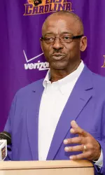 Ruffin McNeill met with the media Monday to discuss the start of ECU's spring practice.