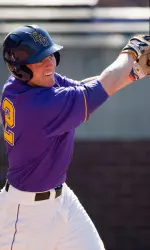 Junior Jay Cannon collected on of ECU's three hits and drove in a run.