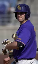 Senior Corey Thompson extended his current hitting streak to 10 games over the weekend.