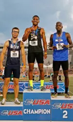 Junior Quinton Harley qualified for the NCAA national quarterfinal in the 400-meter hurdles.