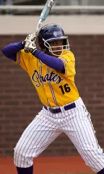 Sophomore Jasmine Robbins went two-for-three with a run scored Sunday at Memphis.