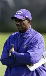Head coach Ruffin McNeill
