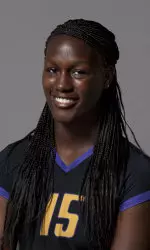 Freshman middle hitter Kierra Lee-Dunson