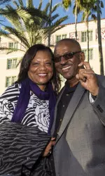 Fourth-year head coach Ruffin McNeill and his wife Erlene