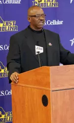 Fourth-year head coach Ruffin McNeill