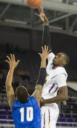 Michel-Ofik Nzege led the Pirates with 18 points on Sunday.