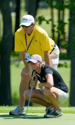 ECU Head Coach Kevin Williams and Abby Bools at 2010 East Regional