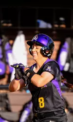 Senior catcher Kelsi Briggs