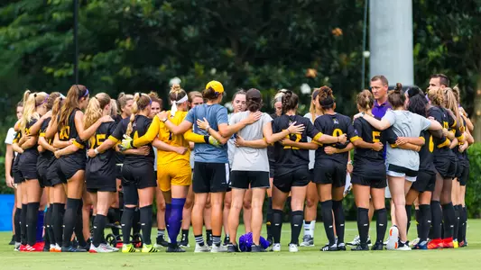 Women's Soccer Huddle