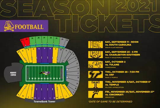 Full Season Ticket Seating Chart - May 2021